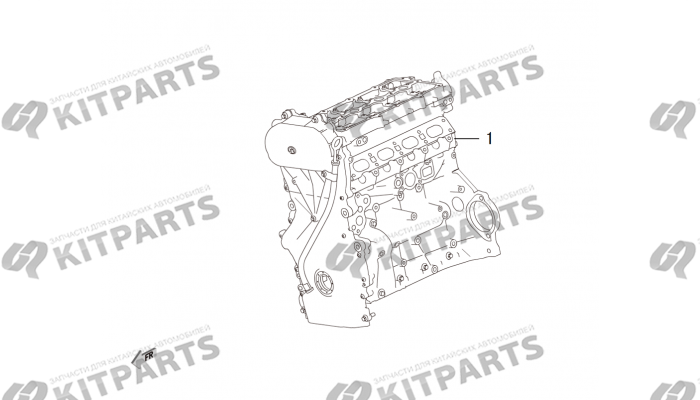ДВИГАТЕЛЬ, ГОЛЫЙ Haval