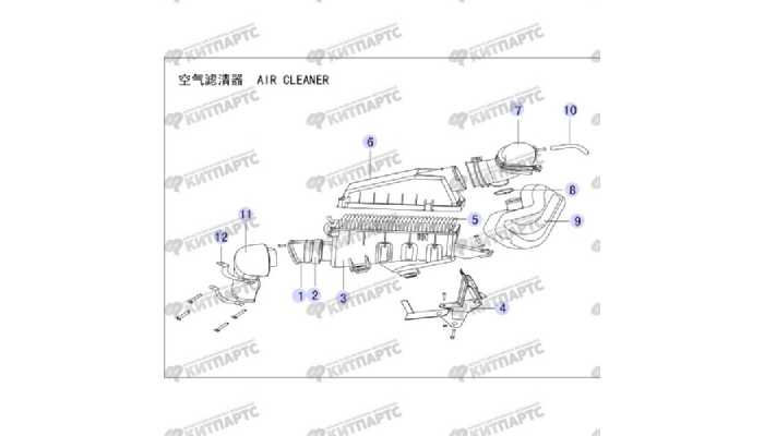 Корпус воздушного фильтра (без АБС) Great Wall Hover