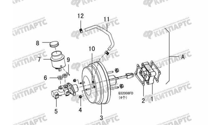 Вакуумный усилитель Great Wall Hover H3